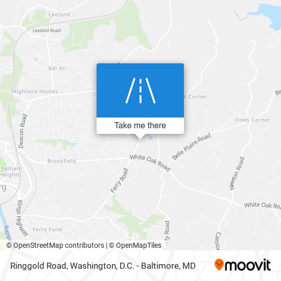 Ringgold Road map