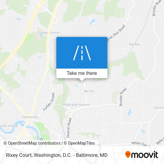Mapa de Rixey Court