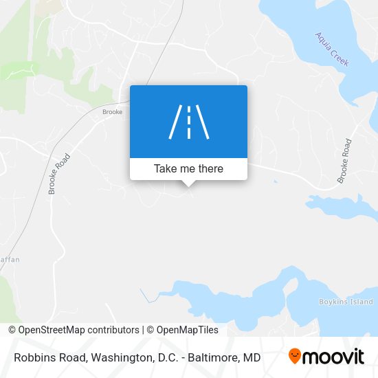 Robbins Road map