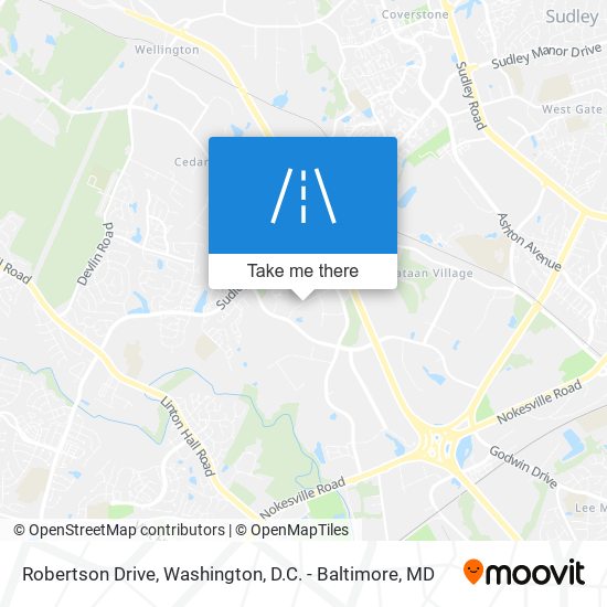 Robertson Drive map