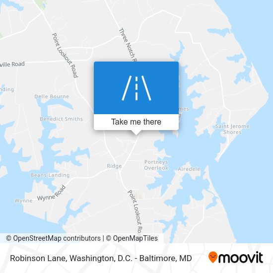 Mapa de Robinson Lane