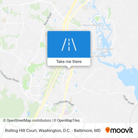 Rolling Hill Court map