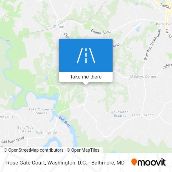 Rose Gate Court map