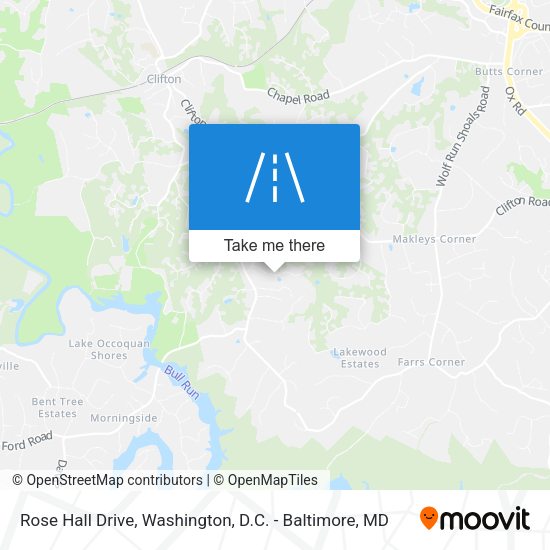 Rose Hall Drive map