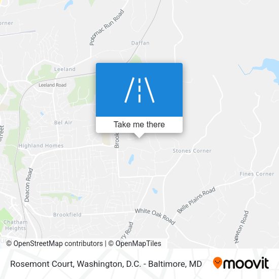 Rosemont Court map