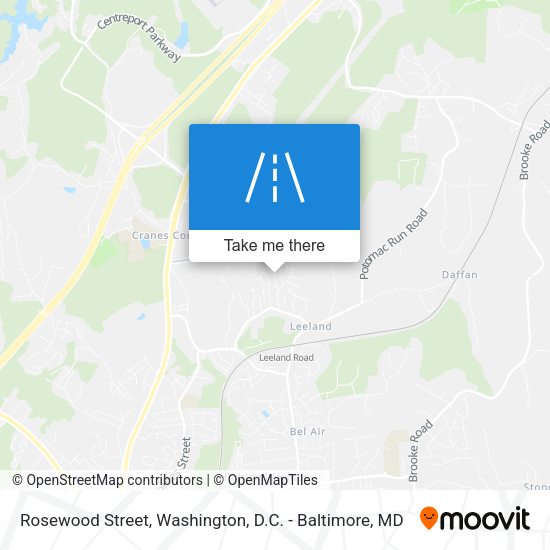 Mapa de Rosewood Street