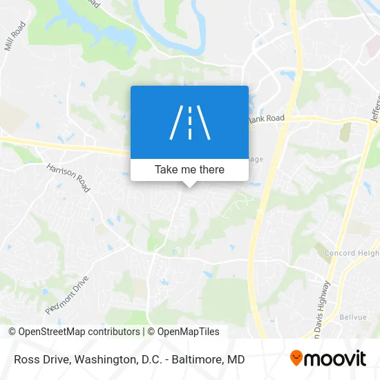 Ross Drive map