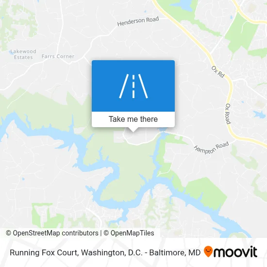 Running Fox Court map