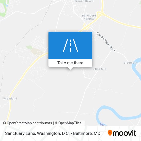 Sanctuary Lane map