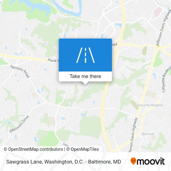 Mapa de Sawgrass Lane
