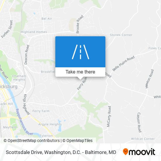 Scottsdale Drive map