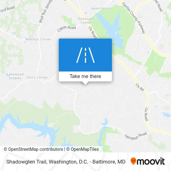 Shadowglen Trail map