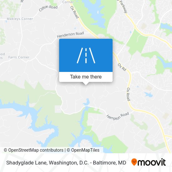 Mapa de Shadyglade Lane