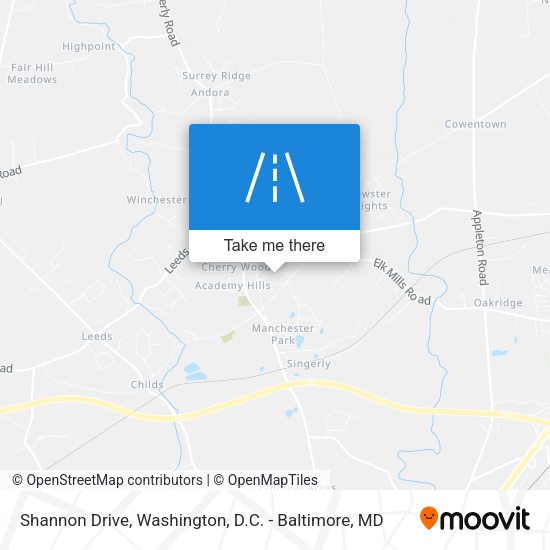 Shannon Drive map