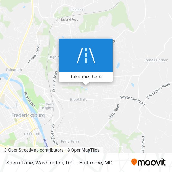 Sherri Lane map