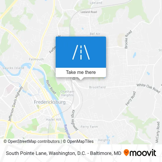 South Pointe Lane map