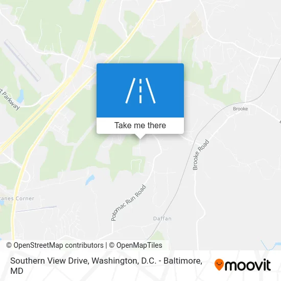 Southern View Drive map