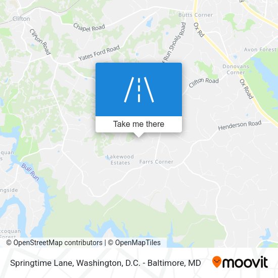 Springtime Lane map
