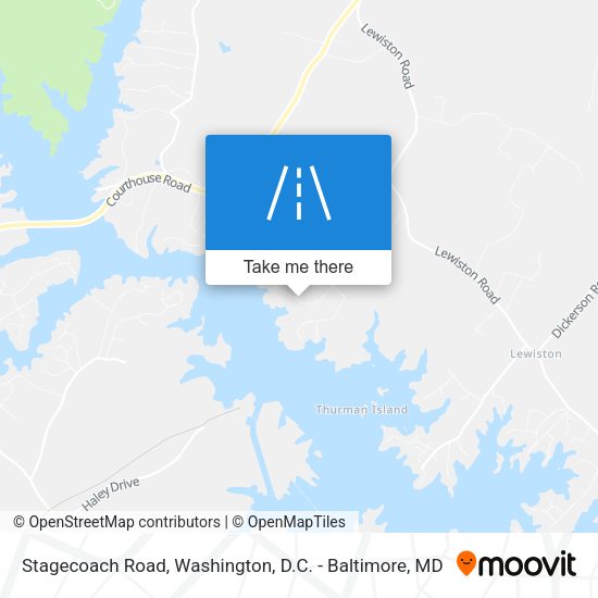 Stagecoach Road map