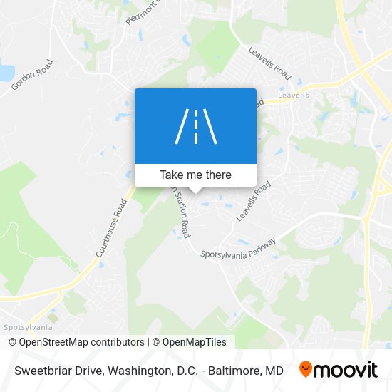 Mapa de Sweetbriar Drive