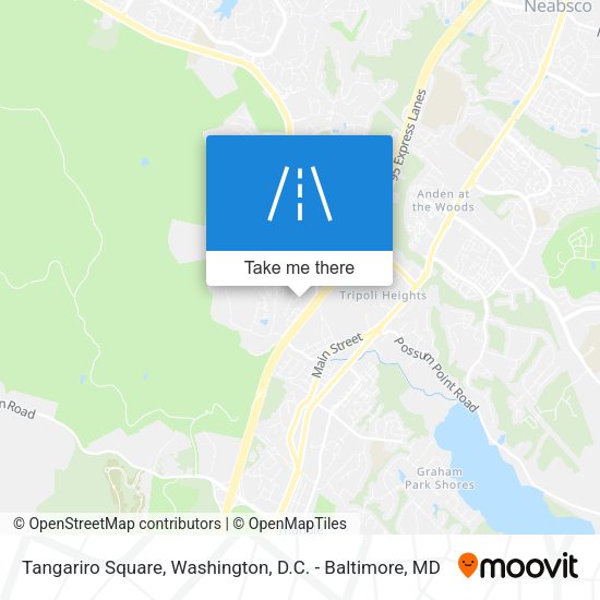 Mapa de Tangariro Square