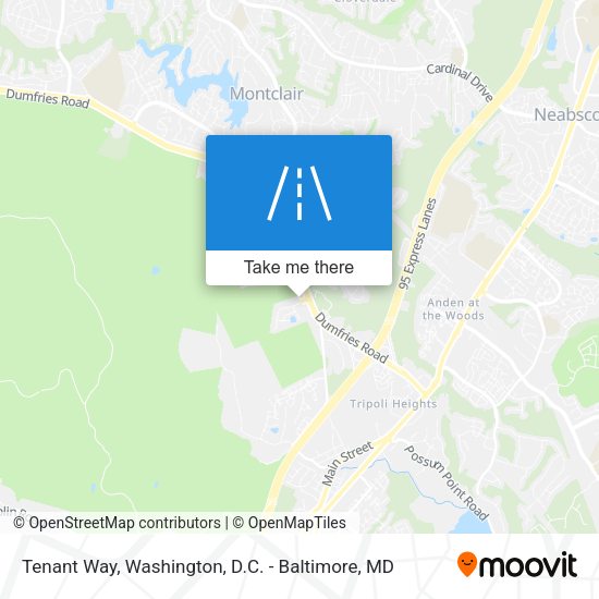 Tenant Way map