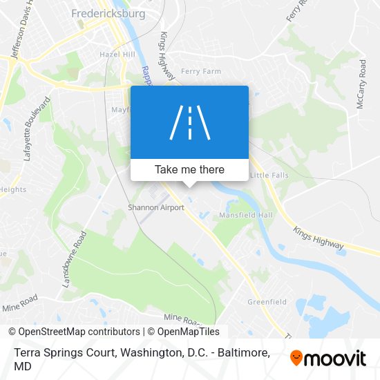 Terra Springs Court map
