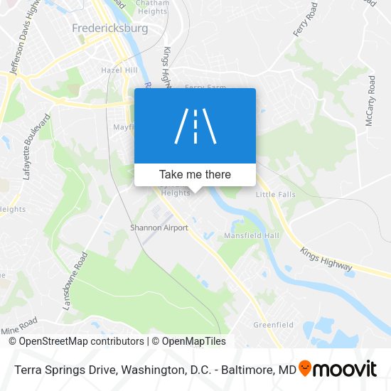 Terra Springs Drive map
