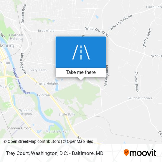 Mapa de Trey Court
