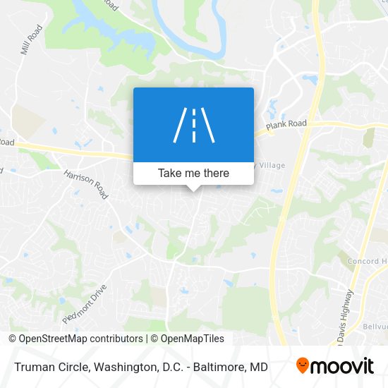 Truman Circle map