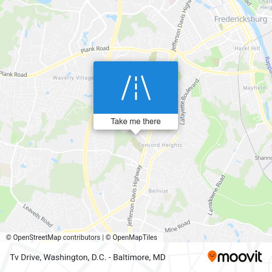Tv Drive map