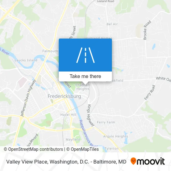 Valley View Place map