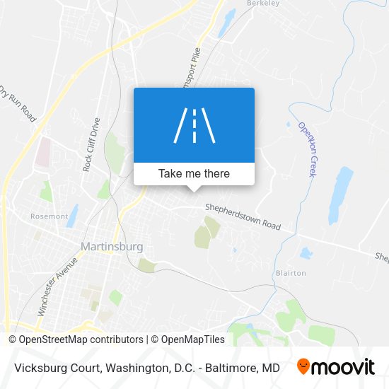 Mapa de Vicksburg Court