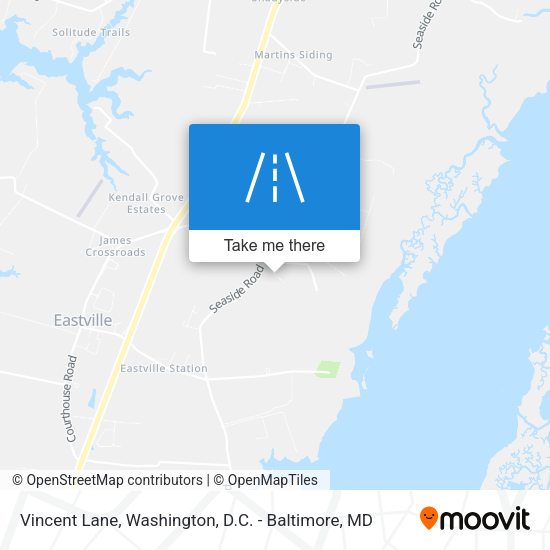 Vincent Lane map