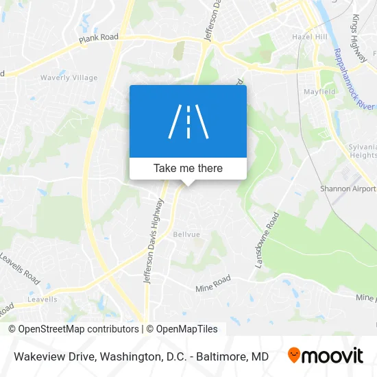 Wakeview Drive map