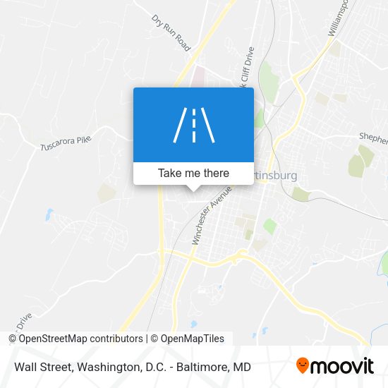 Wall Street map