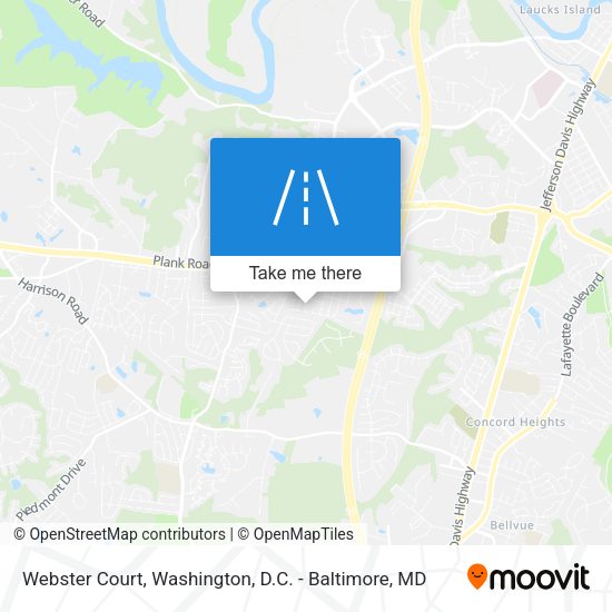 Mapa de Webster Court