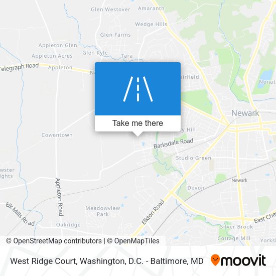 West Ridge Court map