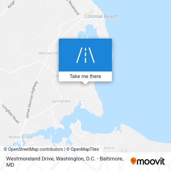 Westmoreland Drive map