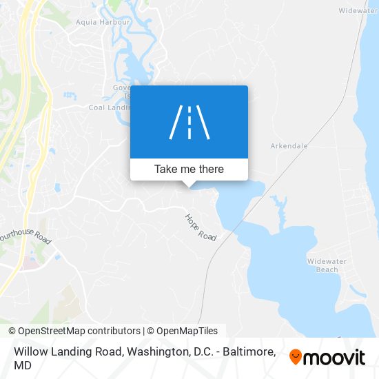 Willow Landing Road map