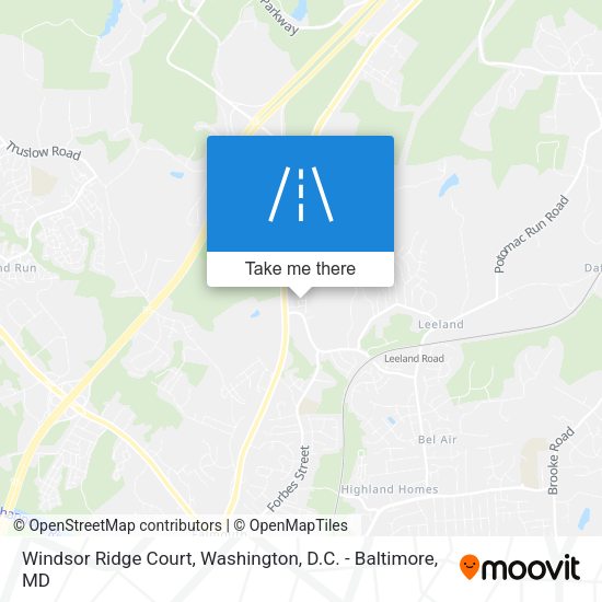 Windsor Ridge Court map