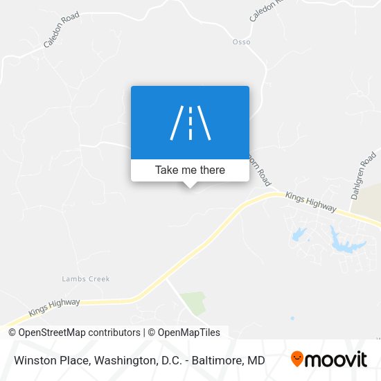 Winston Place map