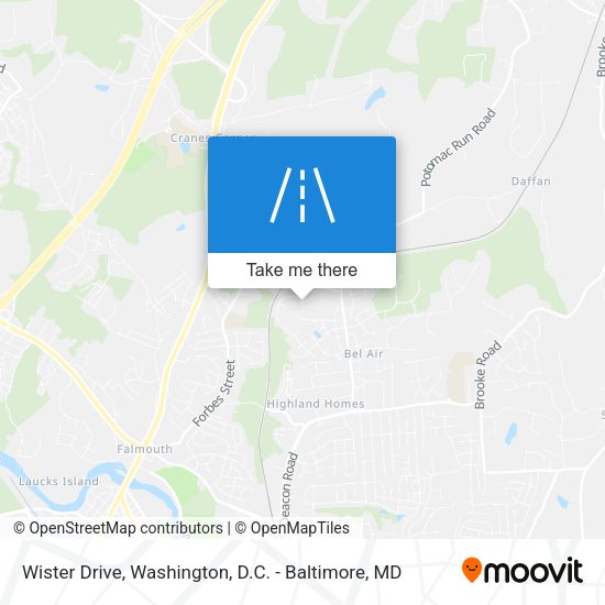 Wister Drive map