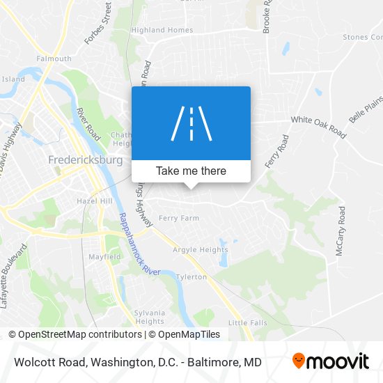 Wolcott Road map