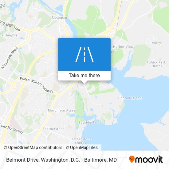 Mapa de Belmont Drive