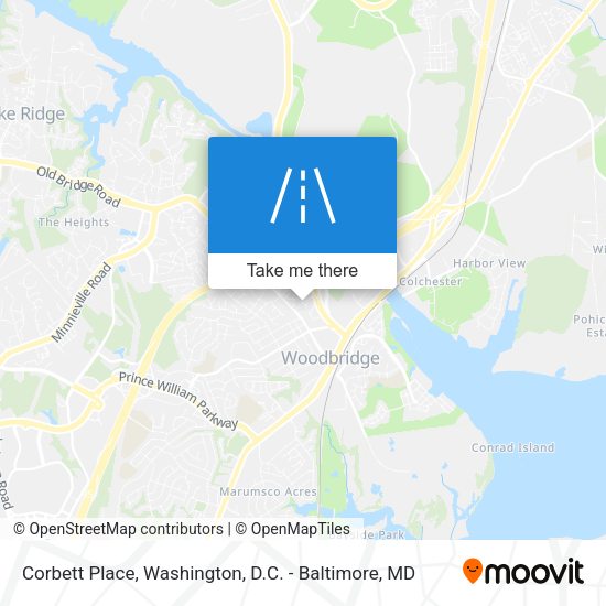 Corbett Place map
