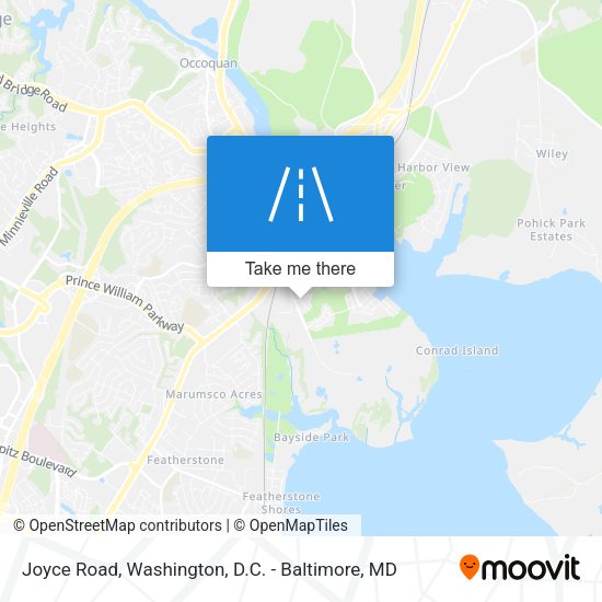 Mapa de Joyce Road