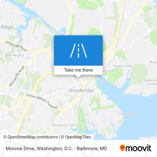 Monroe Drive map
