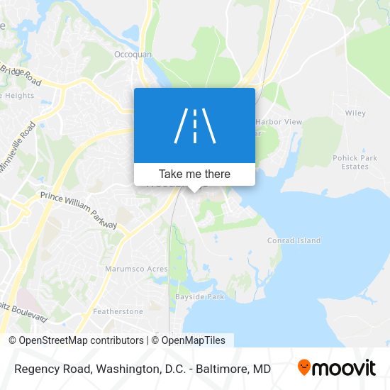 Mapa de Regency Road