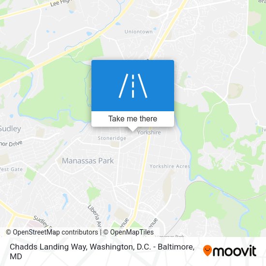 Mapa de Chadds Landing Way
